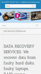 Mobile Screenshot of datarecoverydoctor.co.uk