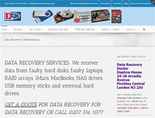 Tablet Screenshot of datarecoverydoctor.co.uk